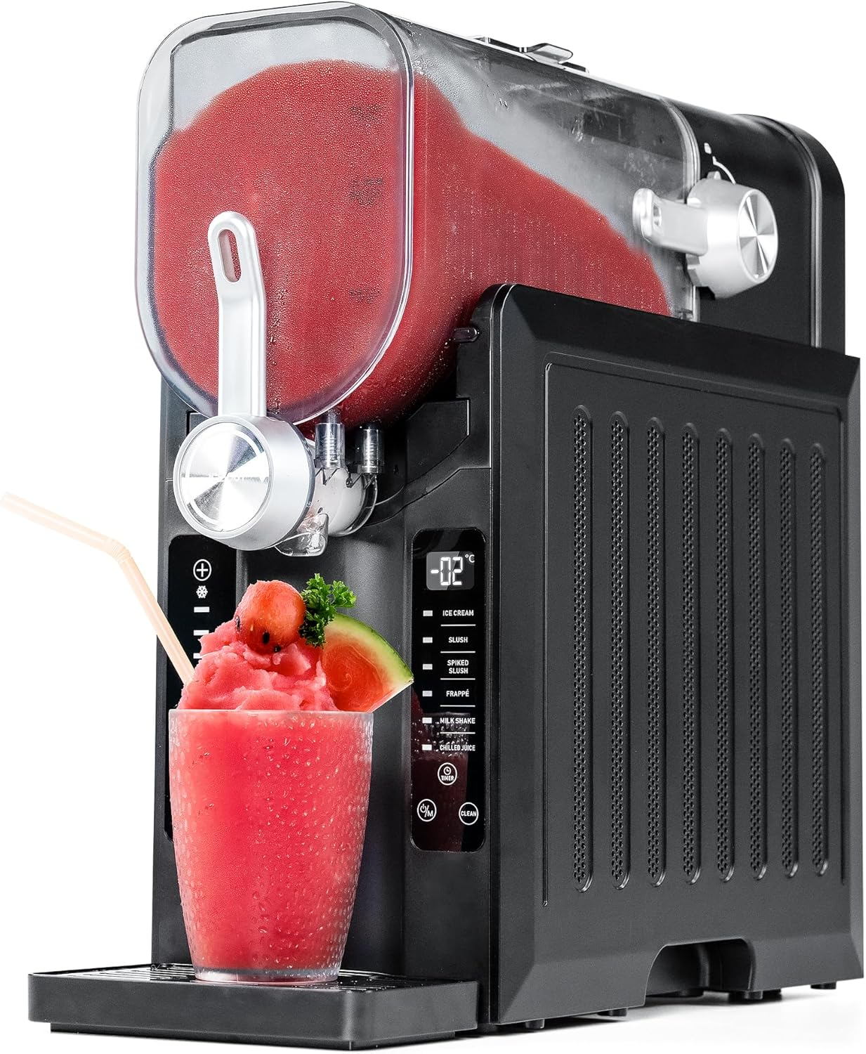 KTX 2.6L Frozen Drink Maker &ndash; 6-In-1 Slushie & Ice Cream Machine with Auto-Clean, Temp Display, No Ice Needed | Smoothies, Milkshakes, Frapp&eacute;s, Cocktails, Slushies, Ice Cream image number 5