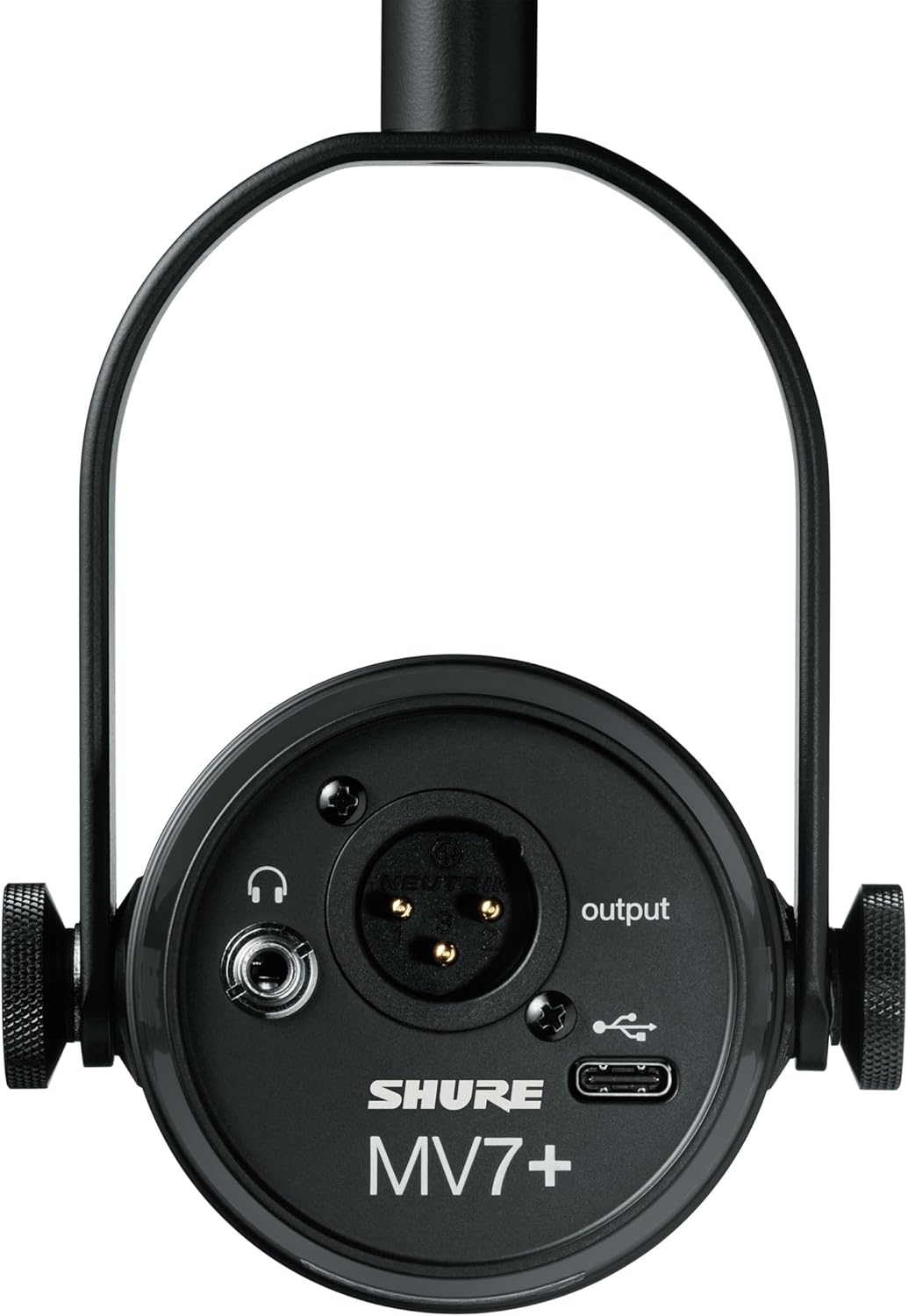 Shure Motiv MV7+ Podcast Dual-Output Cardioid Dynamic Microphone with XLR/USB, Black image number 3
