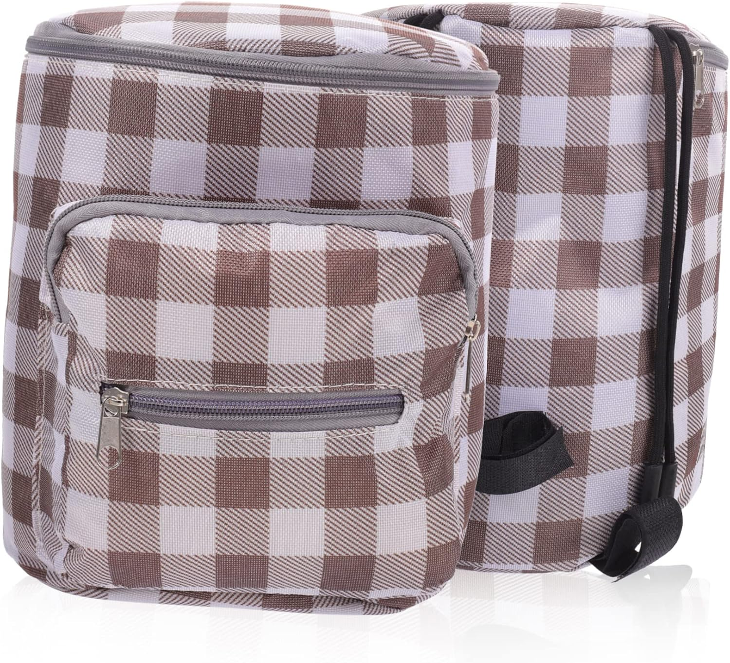 2Pcs Portable Nursery Bag for Newborns Diaper Bag Bottles Storage Mom Women for Travel and Daily Use image number 6