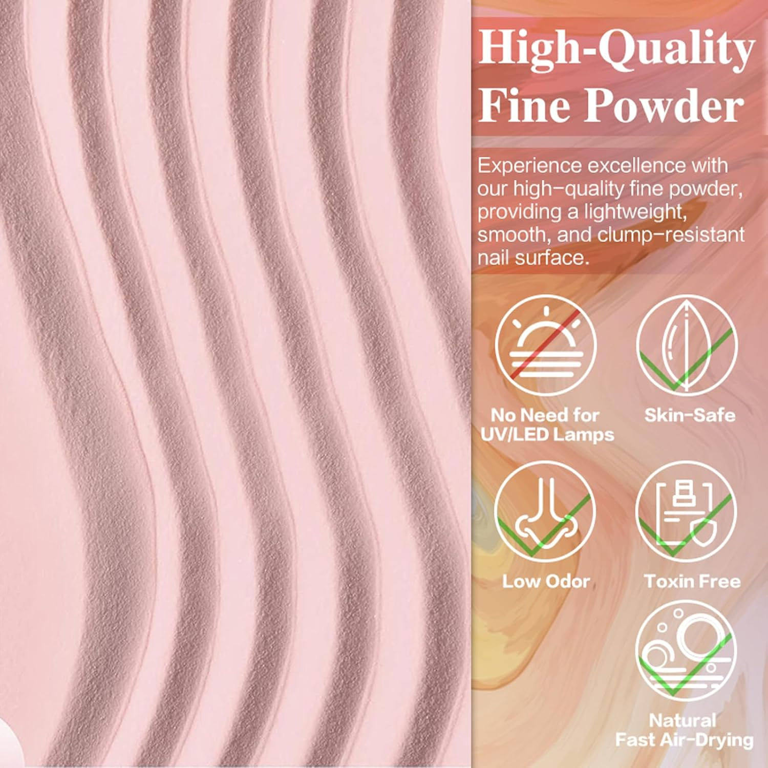 Dip Powder Nail Kit, 10G/0.35Oz, 4 Colors, No Lamp Needed image number 2