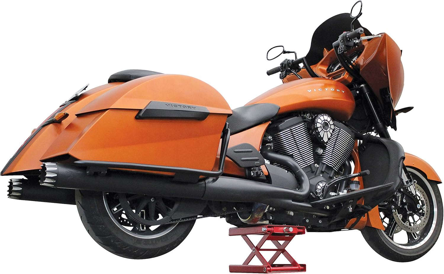 Extreme Max 5001.5044 1100 Lb. Motorcycle Scissors Jack - Wide image number 2