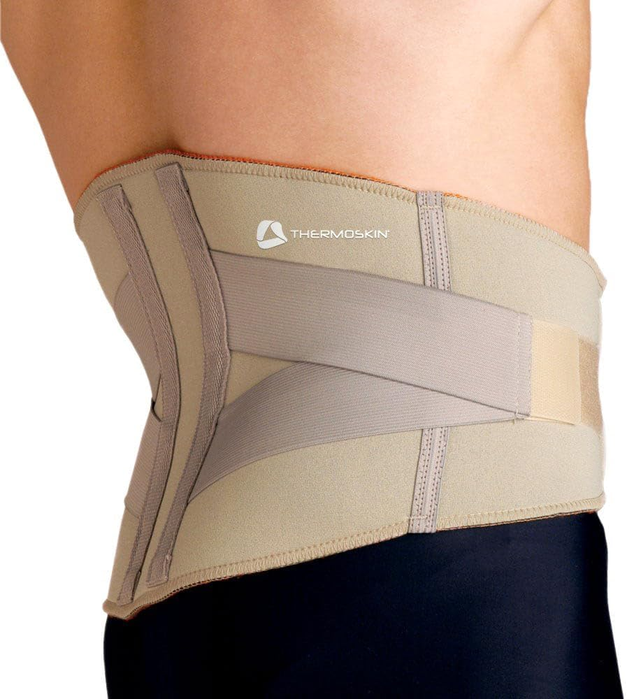 Thermoskin Thermal Adjustable Lumbar Support, Beige, XL image number 2