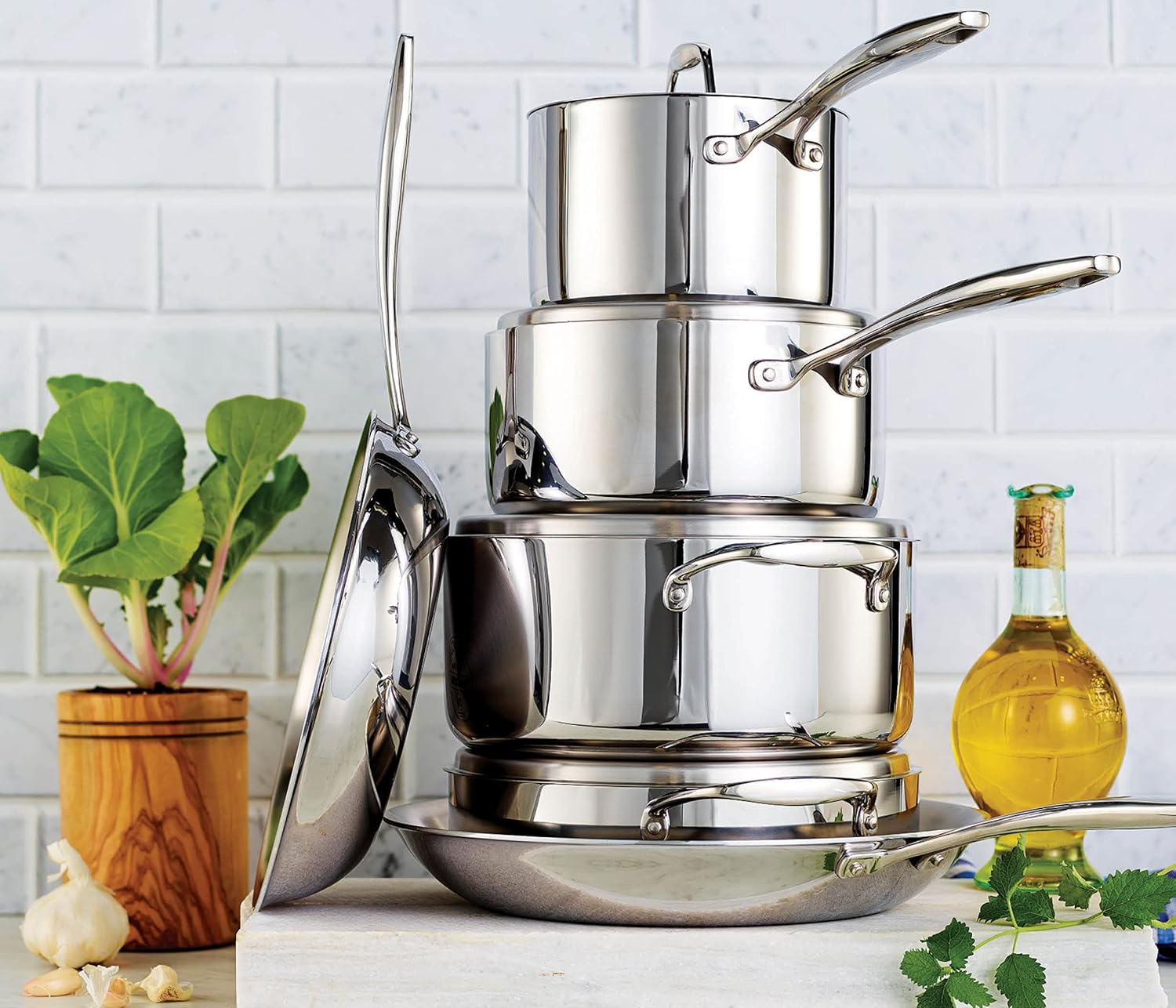 Tramontina Grano Stainless Steel Sauce Pan with Tri-Ply Body, 16 Cm Diameter image number 5