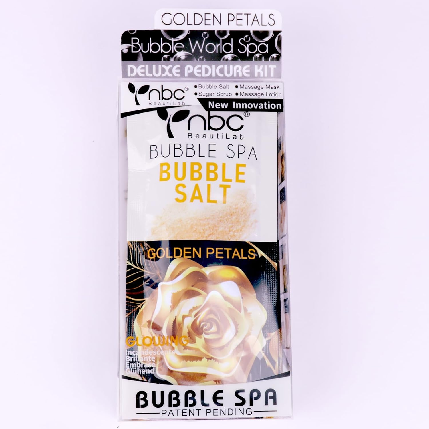 Foot Soak Foot Salt for Foot Care Dry Feet 1 Set (1 Set Gloden Petals) image number 5