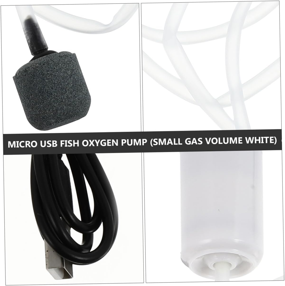 Portable USB Oxygen Pump for Aquarium Fish Tanks Small Lightweight Rechargeable Air Aerator with Low Power Consumption for Indoor Aquatic Oxygen Increase and Energy Saving image number 2