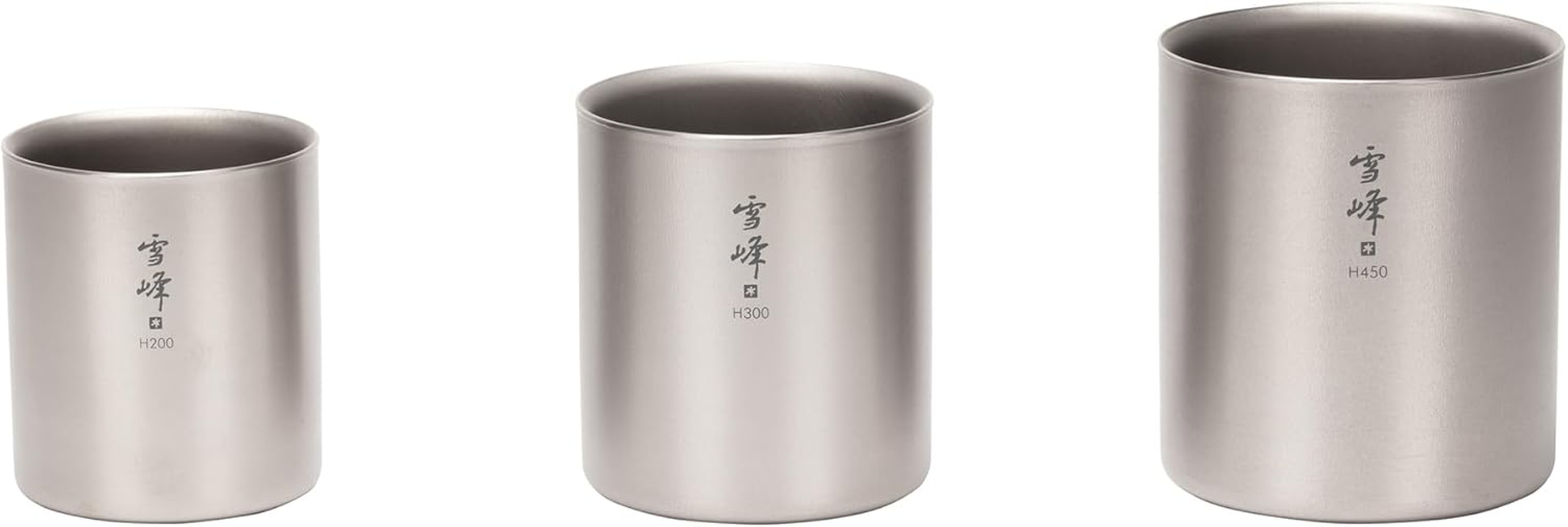 Snow Peak Titanium Stacking Mug Double Wall Ware H200 TW-124 image number 3