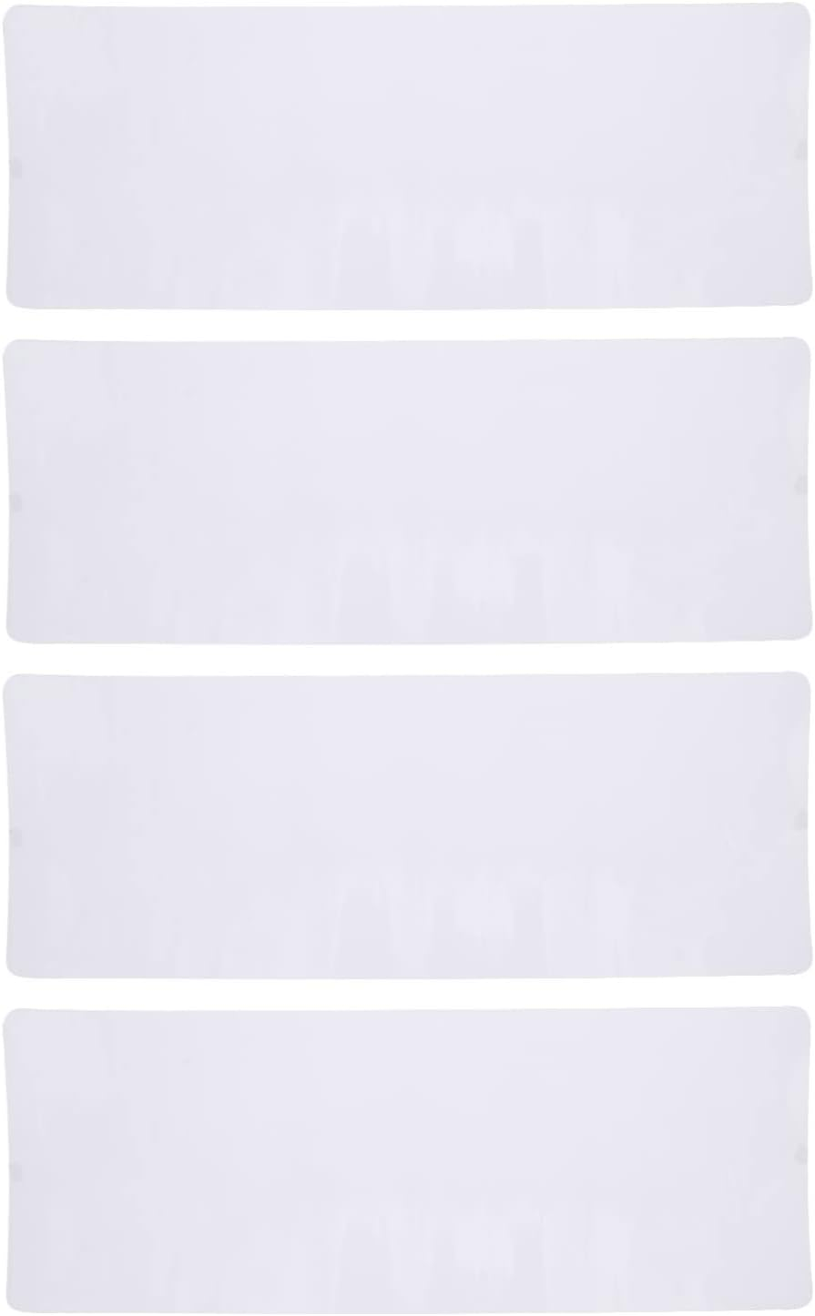 Mipcase Cat Scratch Furniture Protector : 4 Pcs Plastic Couch Protector from Cat Claws Self-Adhesive Kitten Scratch Pad for Home, 18.86X5.50X0.04Inch (White) image number 5