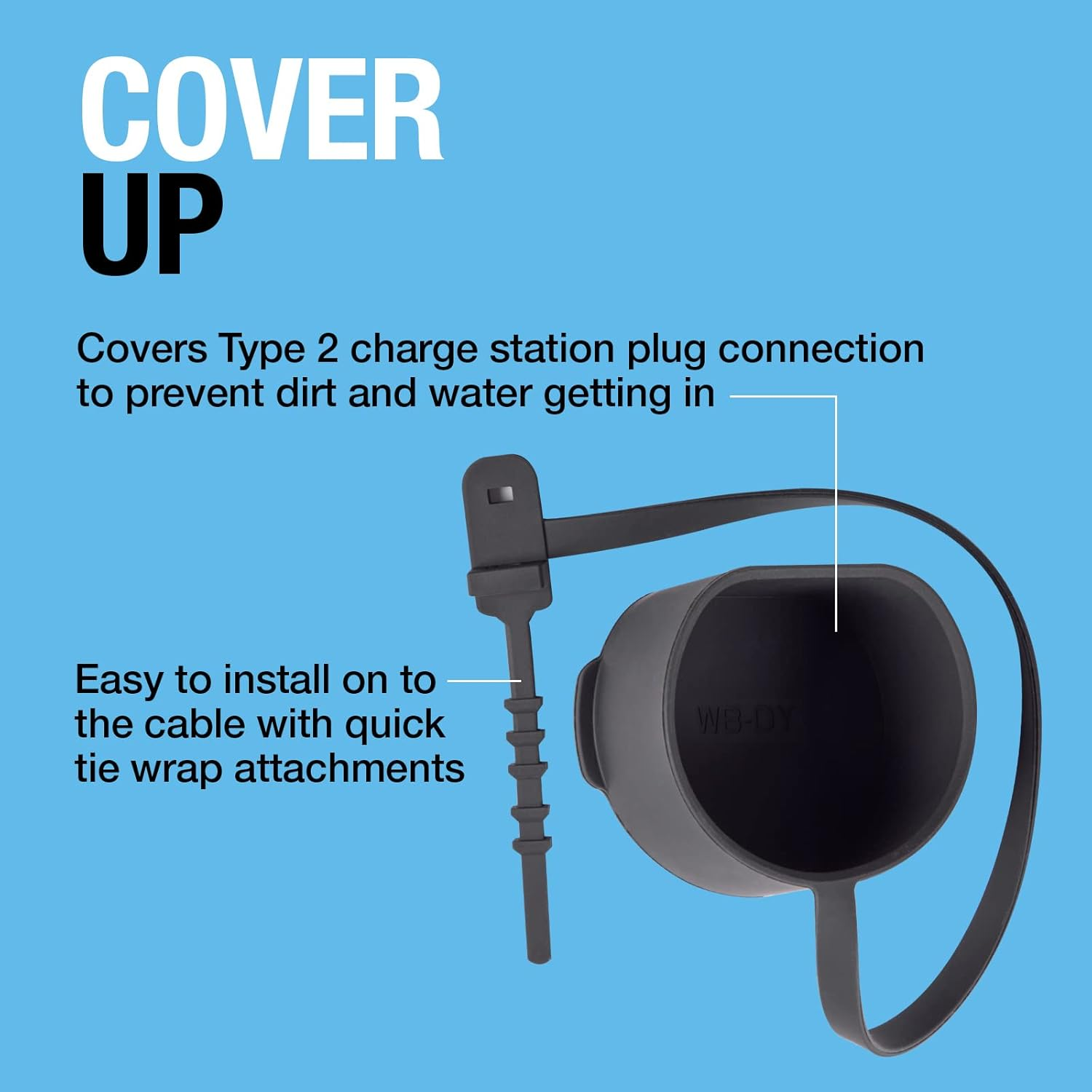 Ring Automotive EV Accessory Type-2 Charge Point Replacement Rubber Cover: Quick & Easy Attachment