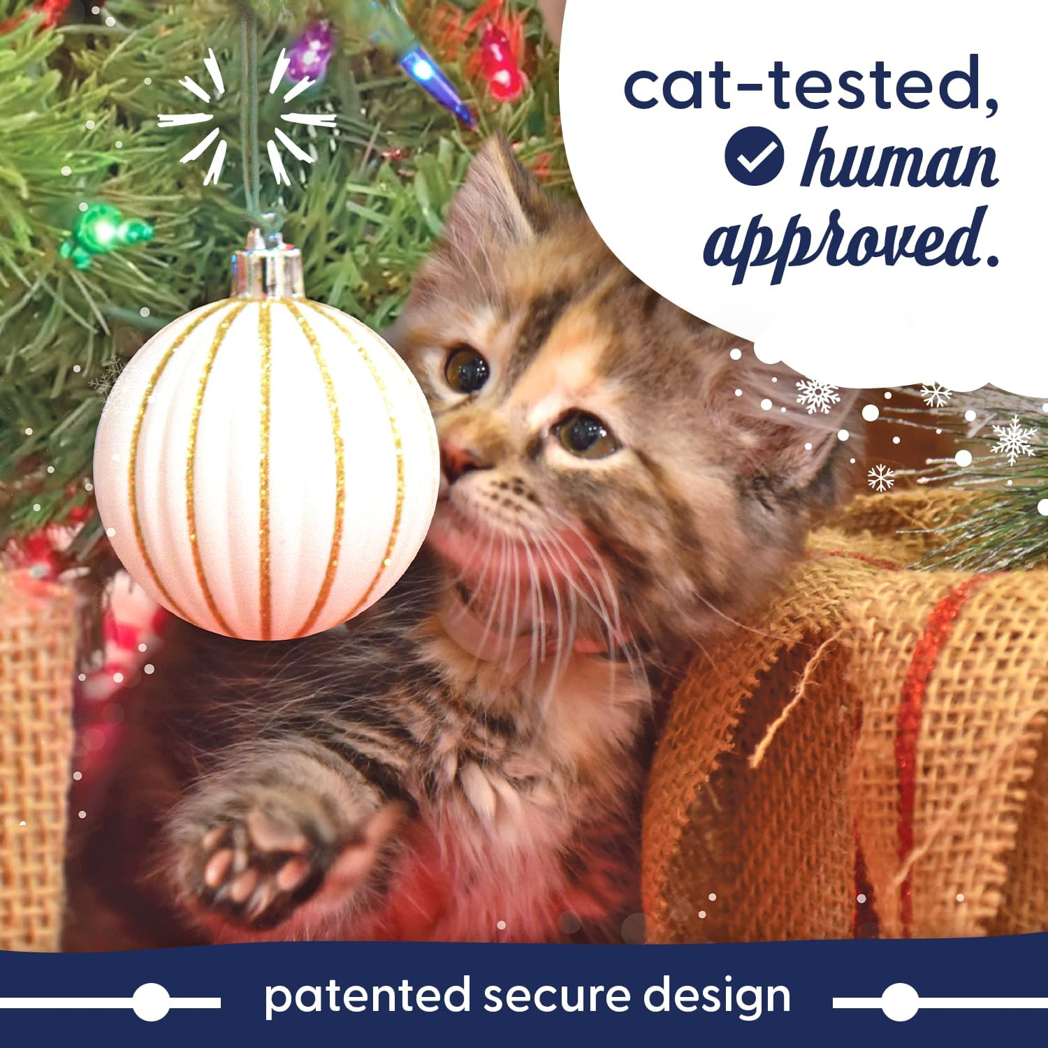 ORNAMENT ANCHOR Ornament Hooks for Hanging Christmas Decorations - No-Slip Hanging Hooks for Xmas - Heavy Duty Christmas Tree Ornaments Hanger Hooks for Small & Large Ornaments (Green, 24 Count) image number 5