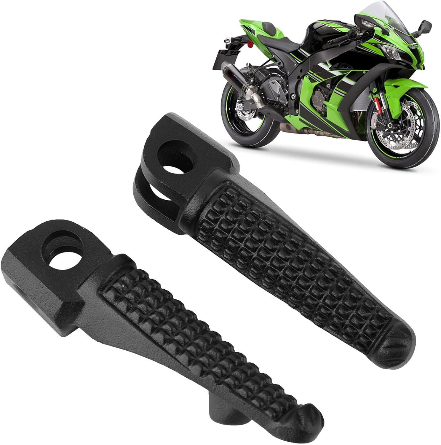 1 Pair Motorcycle Foot Pegs Front Foot Pegs for Zx-7R Zx-6R image number 5