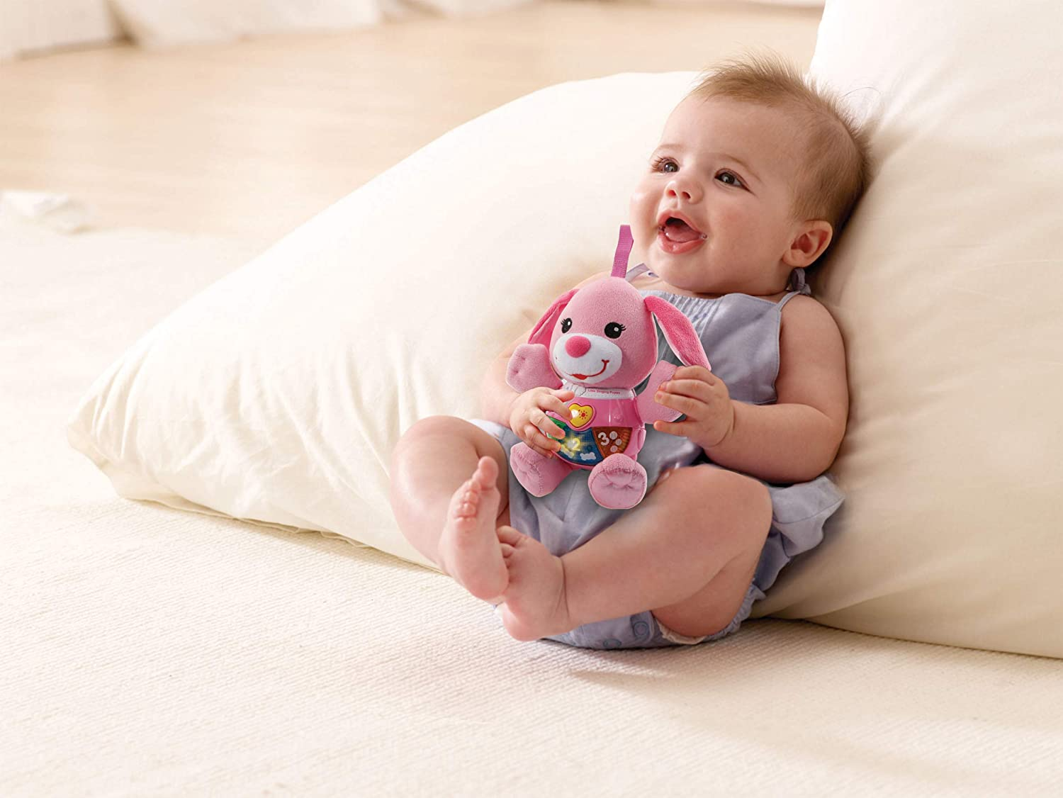 Vtech Little Singing Puppy - Interactive Activity Plush - 502353 - Pink