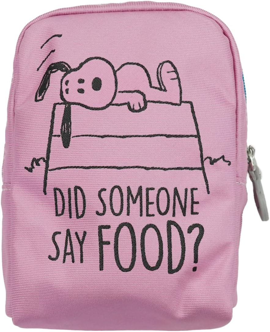 Peanuts PNDW1631 Peanuts Cosmetic Bag (Snoopy, Neon Color Pattern), Pink image number 1