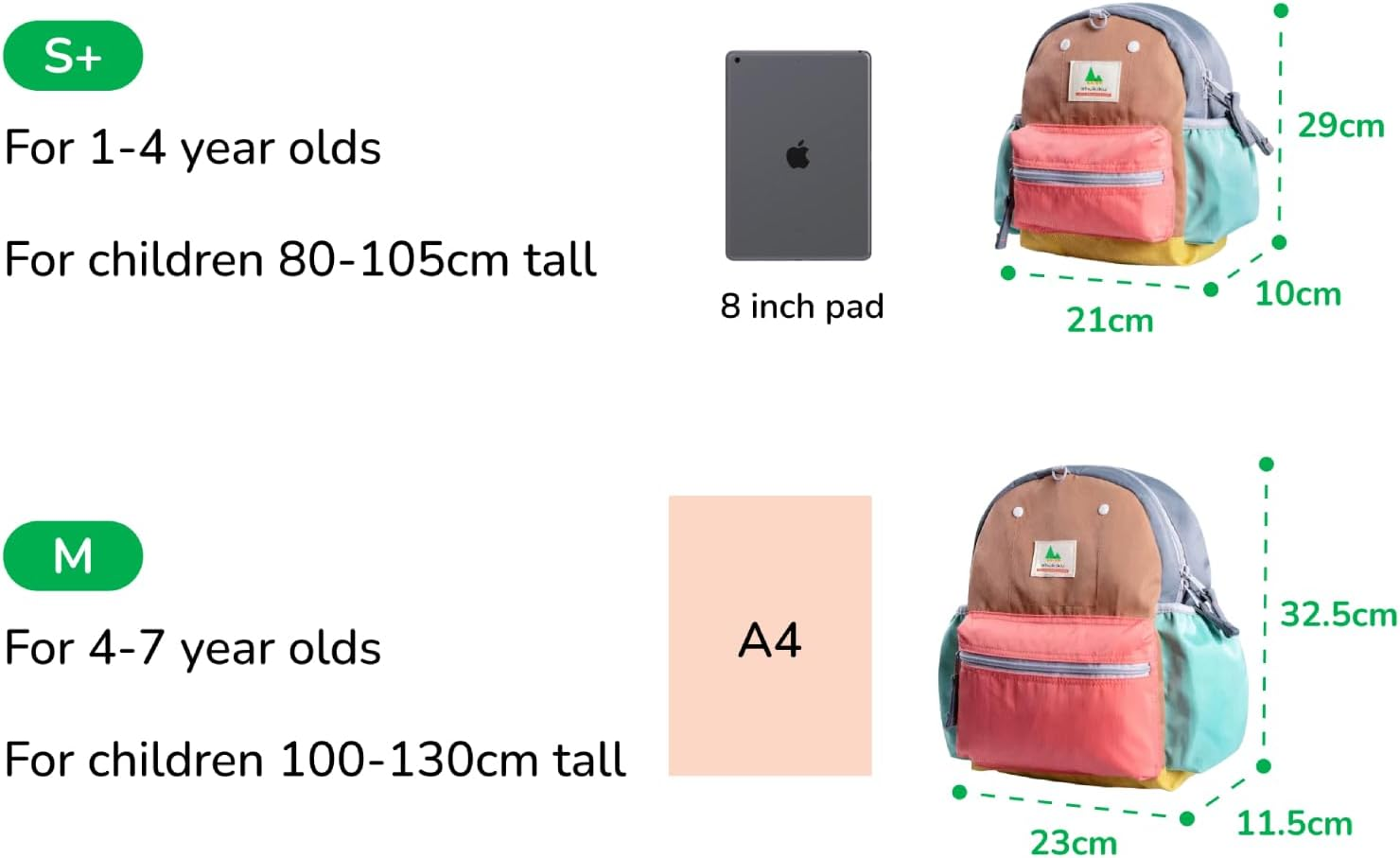 Toddler Kids Backpack for Daycare, Shukiku Lightweight Water Resistannt Preschool Backpack for Girls, Kindy Backpack with Chest Strap image number 6