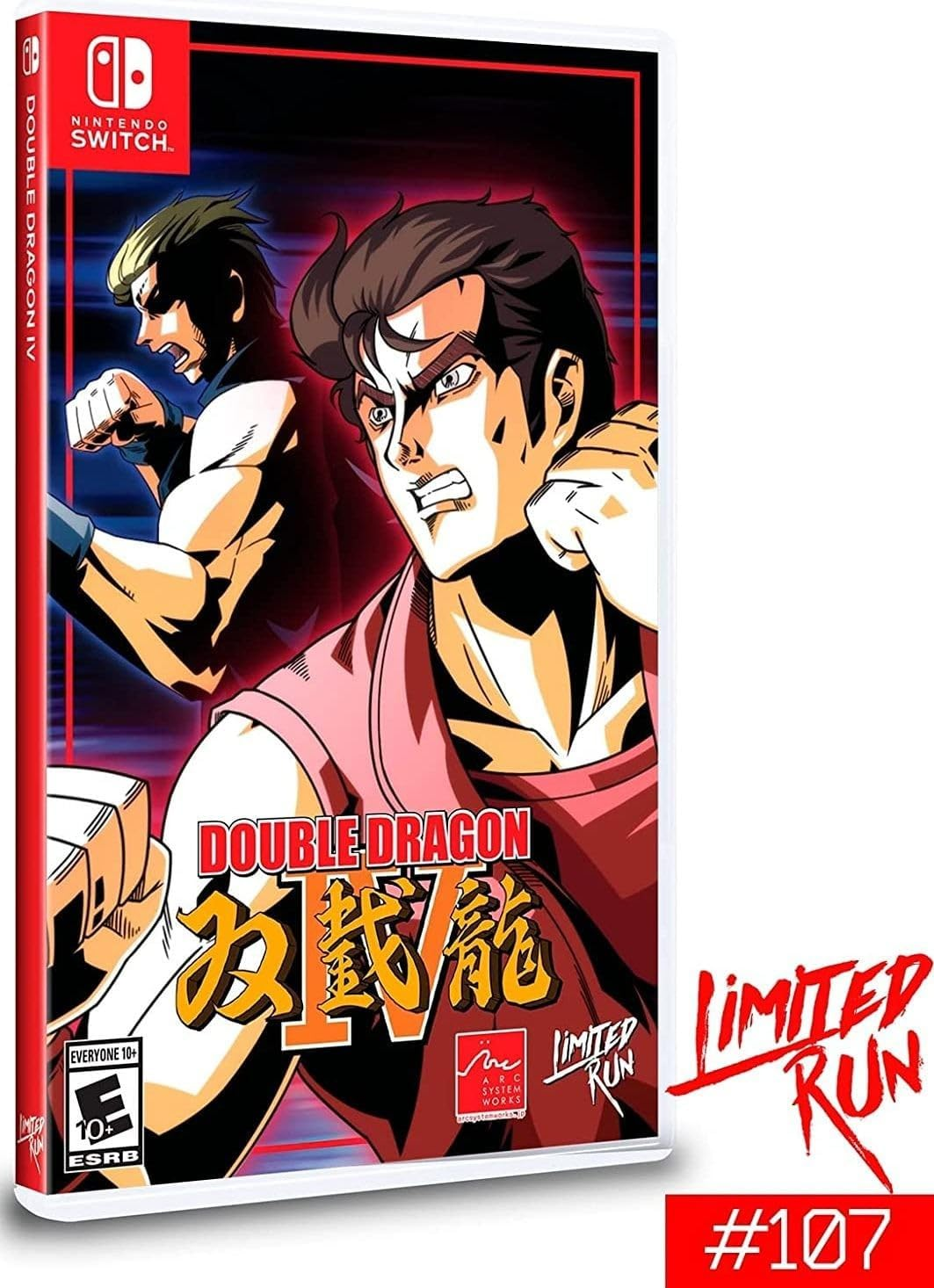 Limited Run Games Double Dragon IV (Limited Run #107) Nintendo Switch Game image number 1