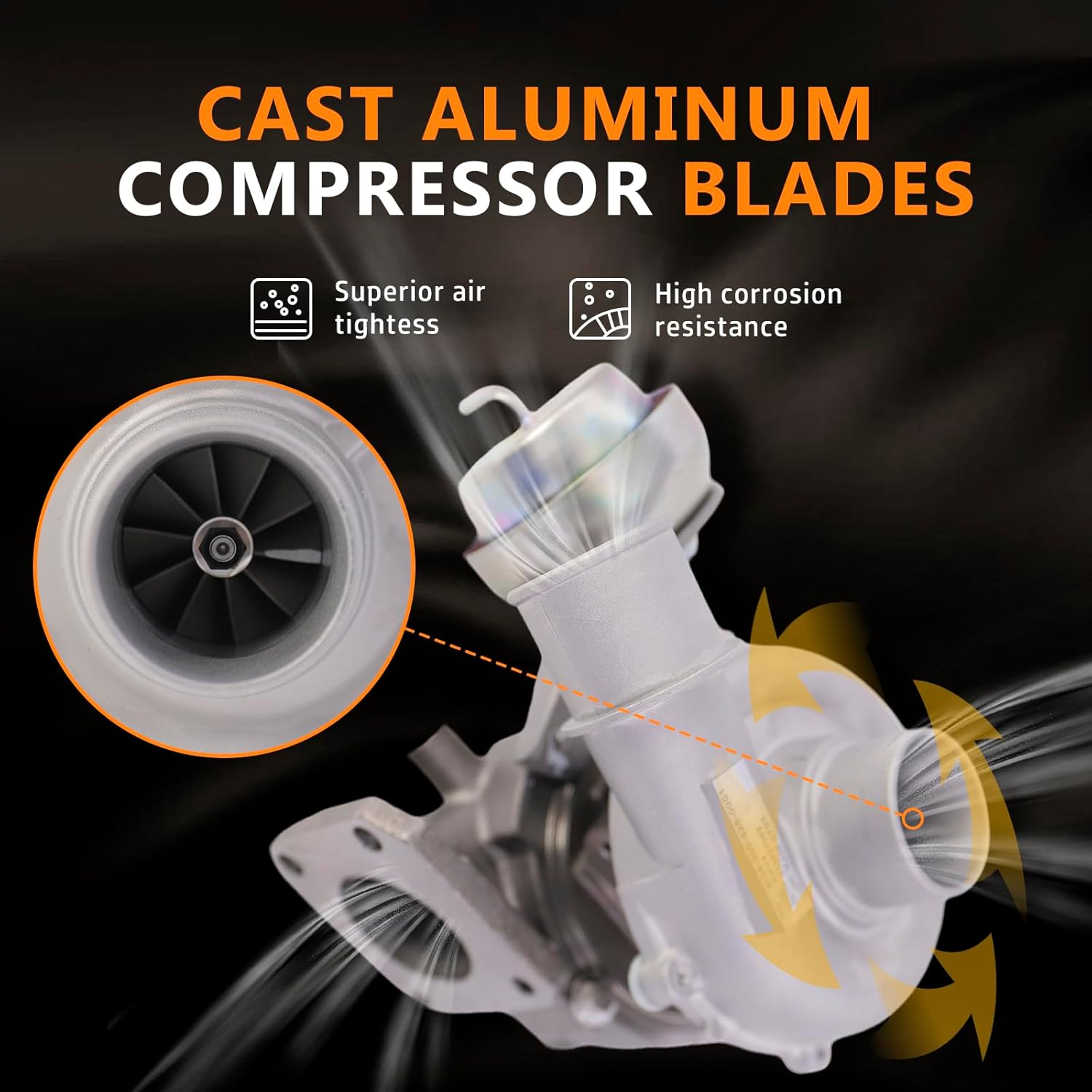 RHV4 Complete Turbo Turbocharger Compatible with Mazda BT-50 2.5 MRZ-CD 2006-105/143 Wlaa;Compatible with Ford Ranger 3.0 TDDI TDCI 2006-105/143 WLAA image number 2