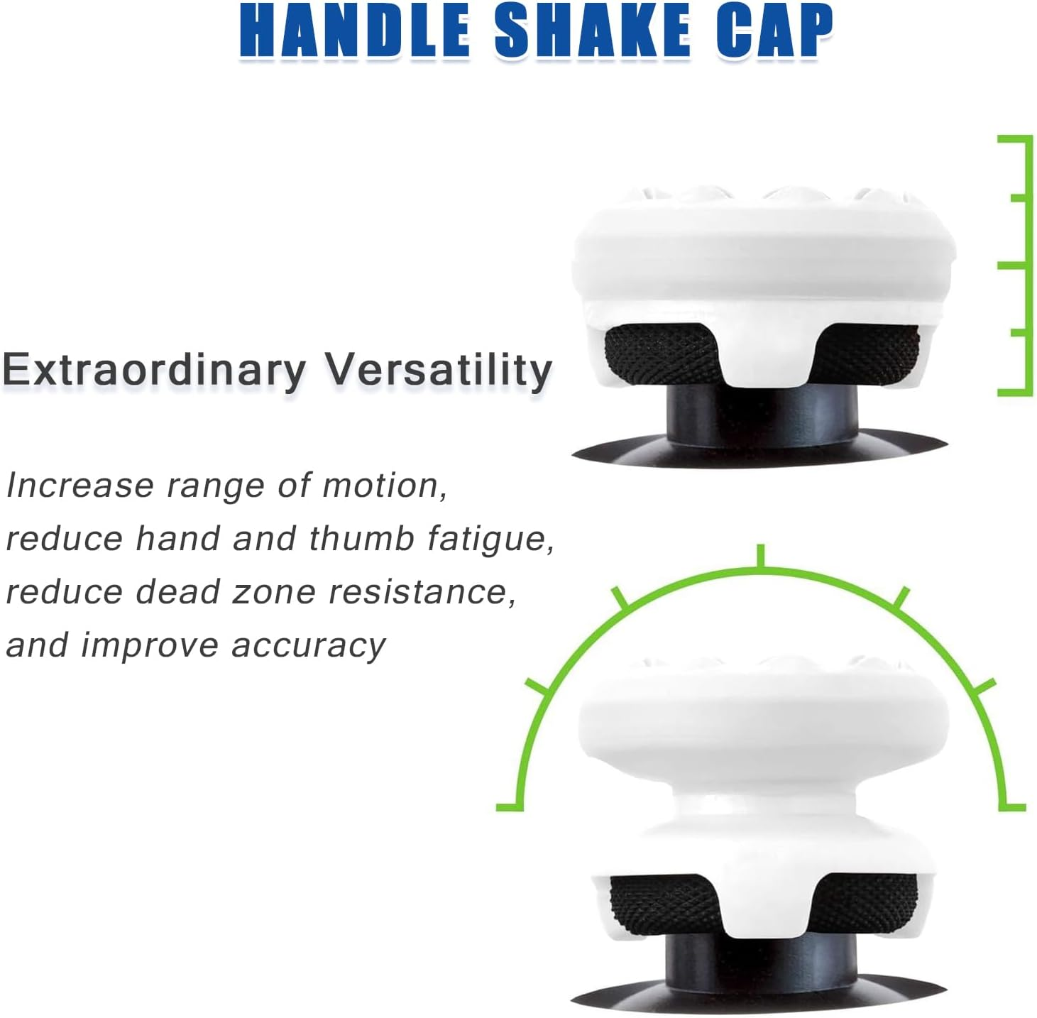 FPS Freek Galaxy 2Sets Thumbsticks for PS5, PS4 Controllers &ndash; High-Rise & Mid-Rise Performance Grips &ndash; Enhanced Accuracy, Comfort & Control &ndash; Gaming Accessories for Playstation (2 Black) image number 1