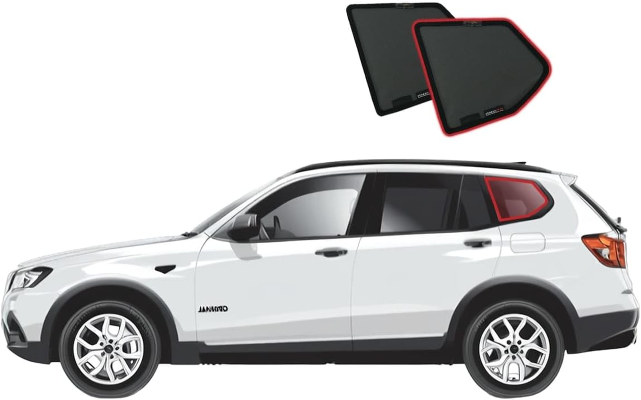 Genuine SNAPSHADES Port Window Shades for BMW X3 2Nd Gen (F25; 2011-2017) image number 1