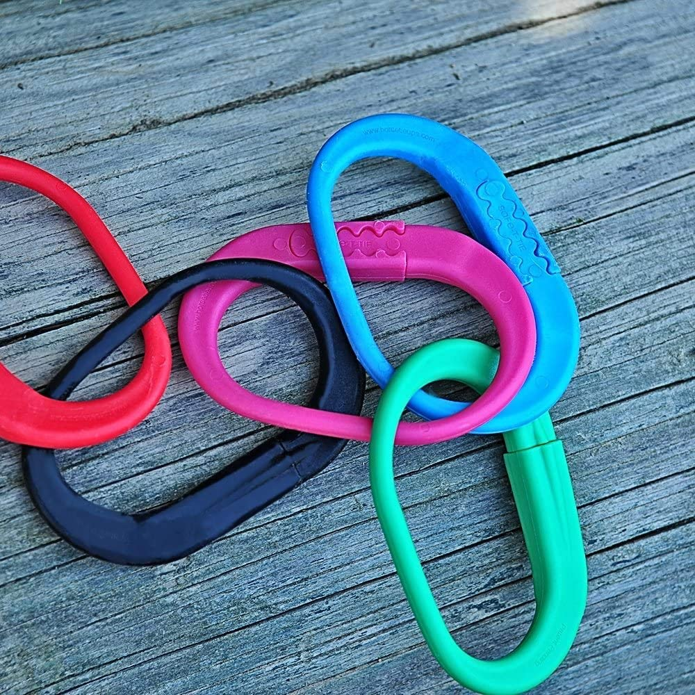 Safety Tie Injuries Preventing Horse Tether Tie - Portable, Versatile & Reusable Breakaway Horse Tie, Quick Release under Heavy Pressure W/ 5 Loop Settings, Multi-Purpose Horse Clip (2 Pcs Sky Blue) - Blue image number 3