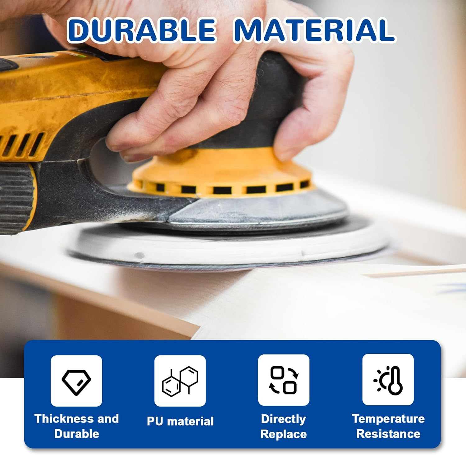 2 X Sanding Discs for Bosch 125 Mm, Sanding Disc 125 Mm 8-Hole with System, Sanding Plate with Hook and Loop Compatible with Bosch PEX 300/400 AE/4000 Ae/Advancedorbit 18 Eccentric Sanding Machine