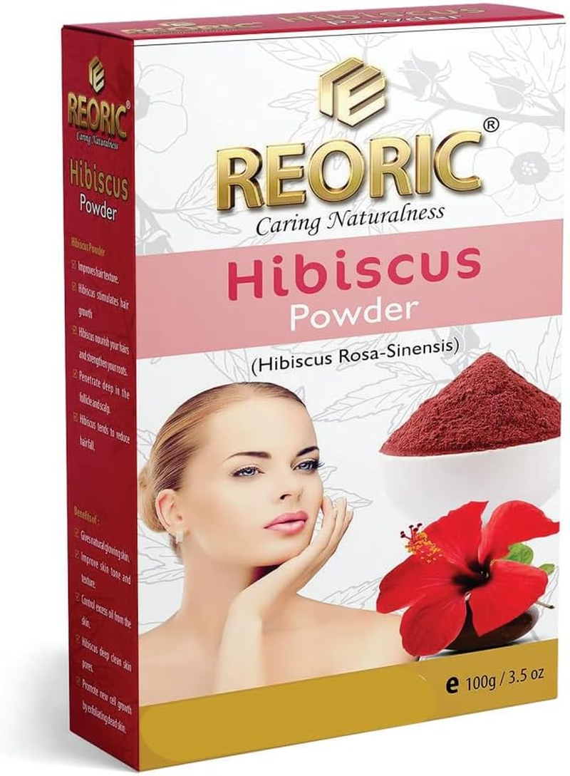 Reoric Amla Reetha Shikakai Bhringraj Hibiscus Powder(500G, Pack of 5) |Soap Nuts for Hair |Indian Gooseberry Powder |Acacia Concinna |Aritha Powder, Separate Pack