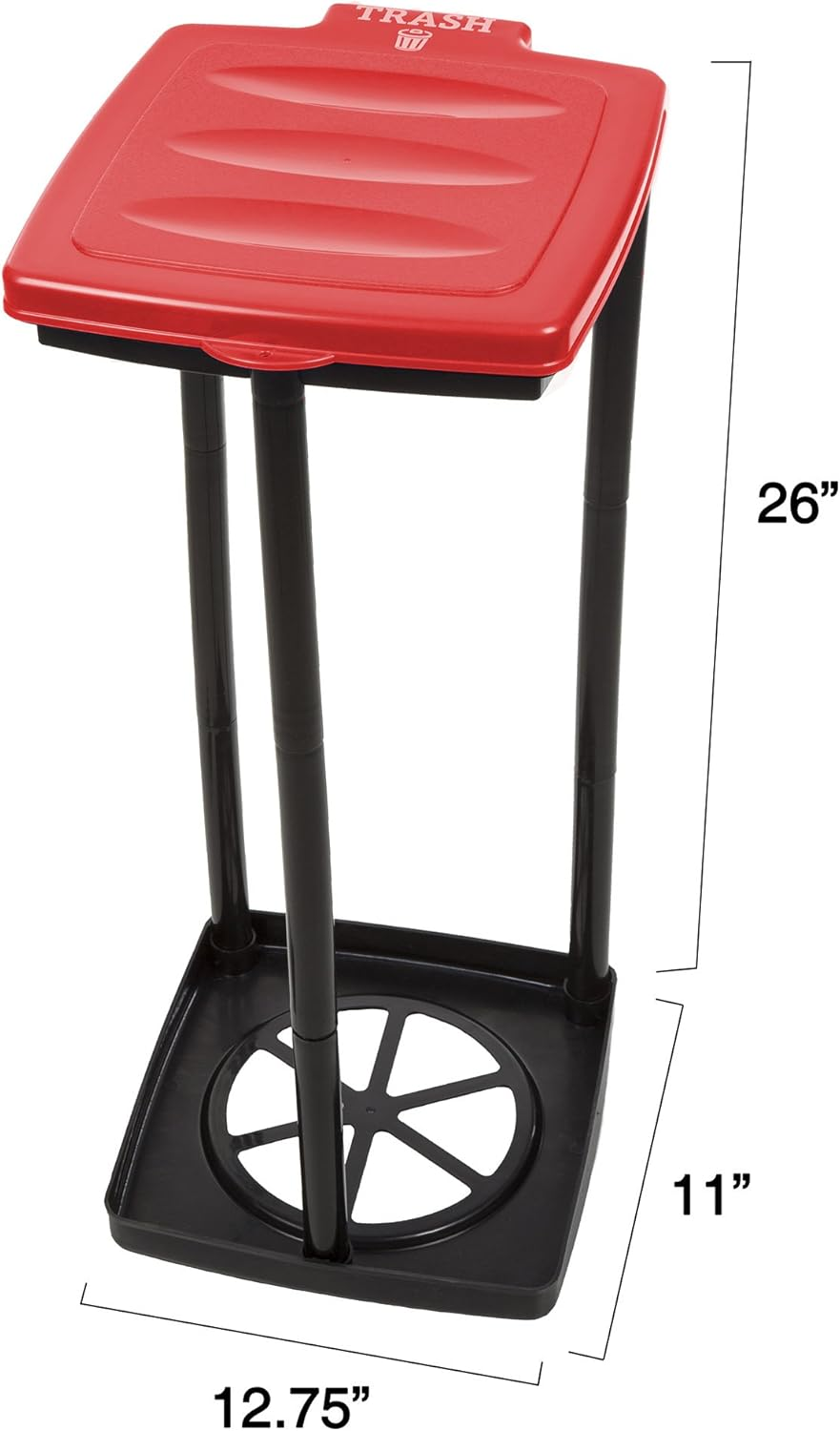 Portable Trash Bag Holder-Collapsible Trashcan for Garbage-Indoor/Outdoor Use Ideal for Camping Recycling and More by Wakeman image number 5