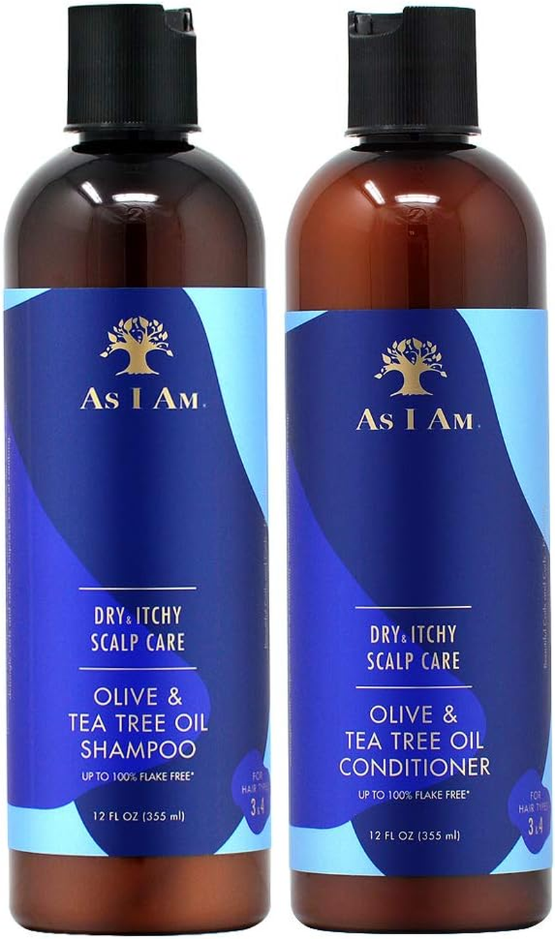 As I Am Dry & Itchy Scalp Care Shampoo and Conditioner with Superior Shea Butter