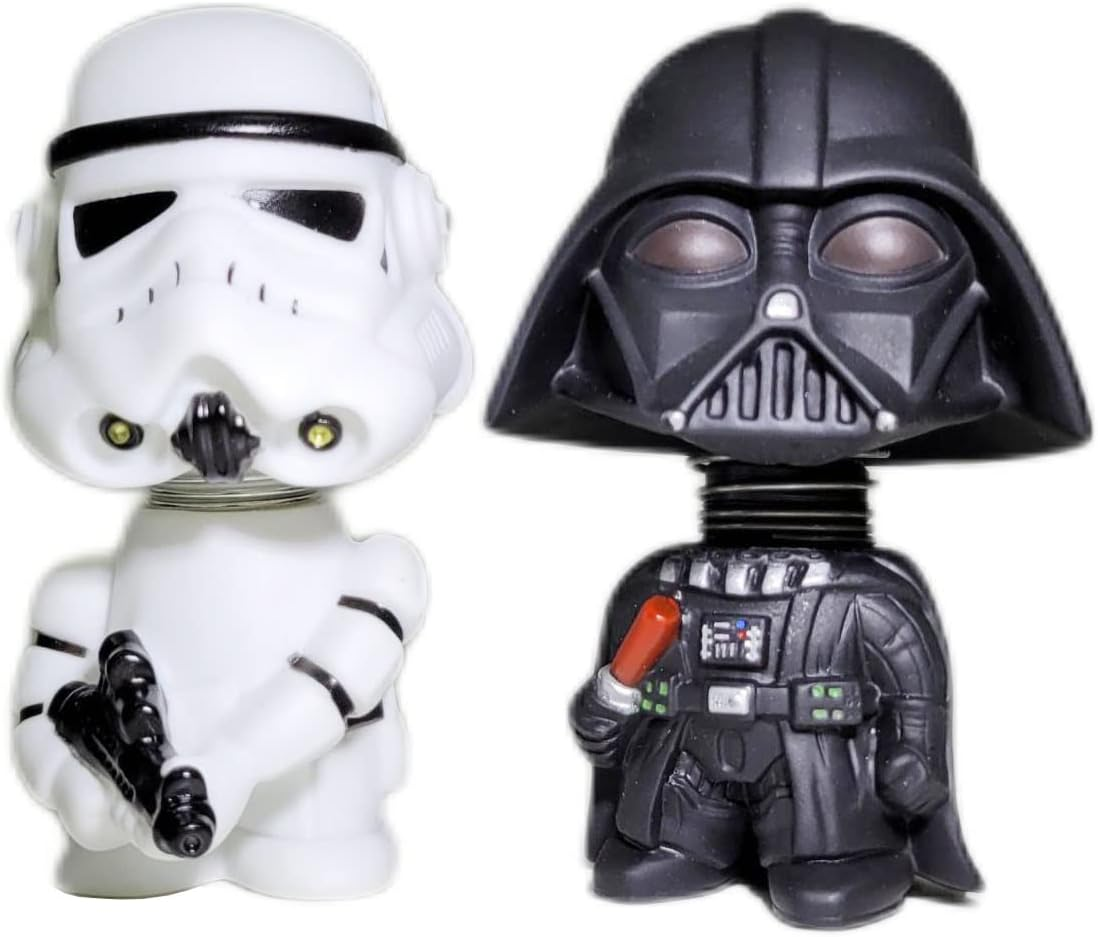 Glurak Wars Black and White Figures Bobble Heads Doll for Car Decoration Desk Deco 10.5 Cm image number 2