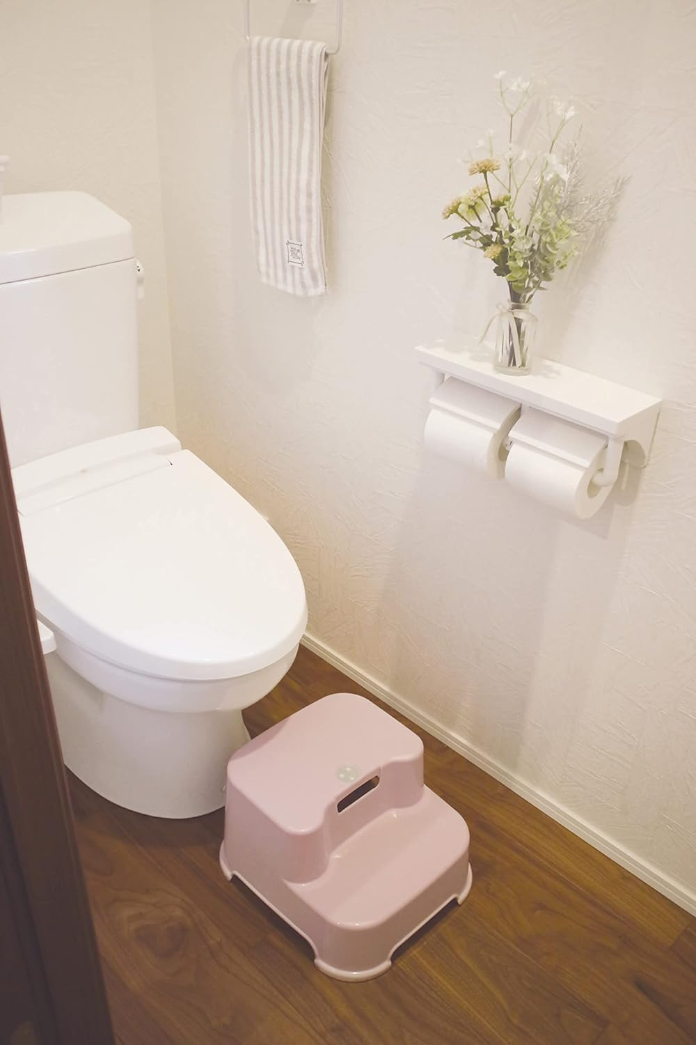 Nishiki Kasei Two-Step Made in Japan, 12.4 X 13.6 X 8.1 Inches (31.3 X 34.7 X 20.6 Cm), Pink Beige image number 2