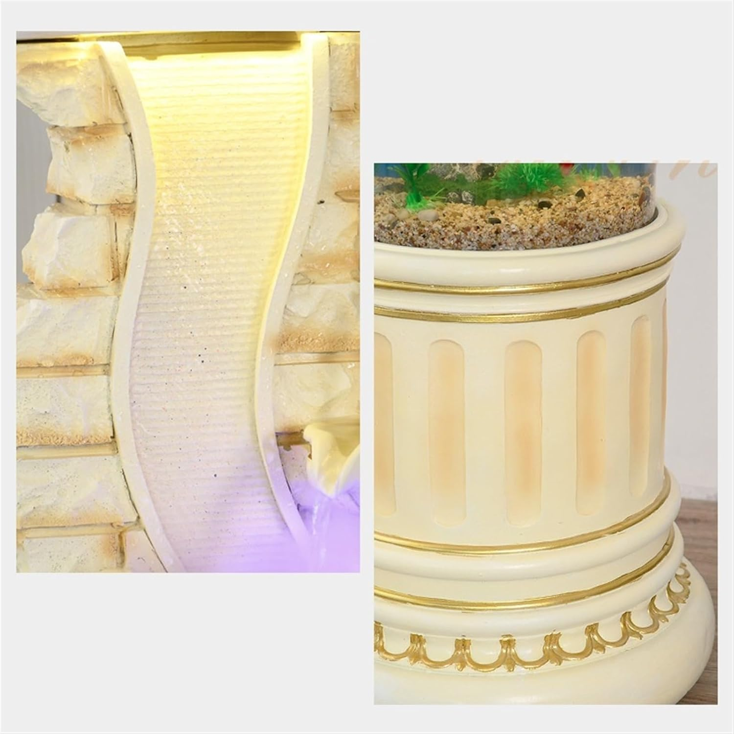 Outdoor Fountain Garden Aquarium, Living Room Circulation Water Waterfall Fountain, Creative Home Large Floor Decoration Landscape(M) image number 5