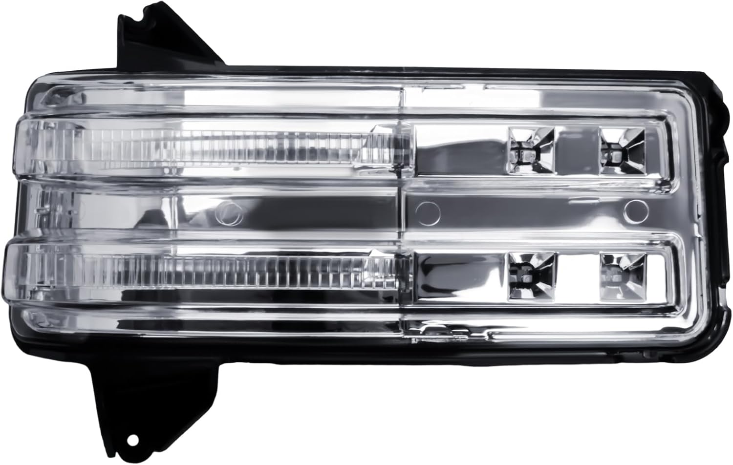 Replacement Passenger Right Side Door Towing Mirror Turn Signal Light Lamp Indicator with DRL for Chevrolet Silverado GMC Sierra 1500 2500HD 3500HD from 2019 to 2024