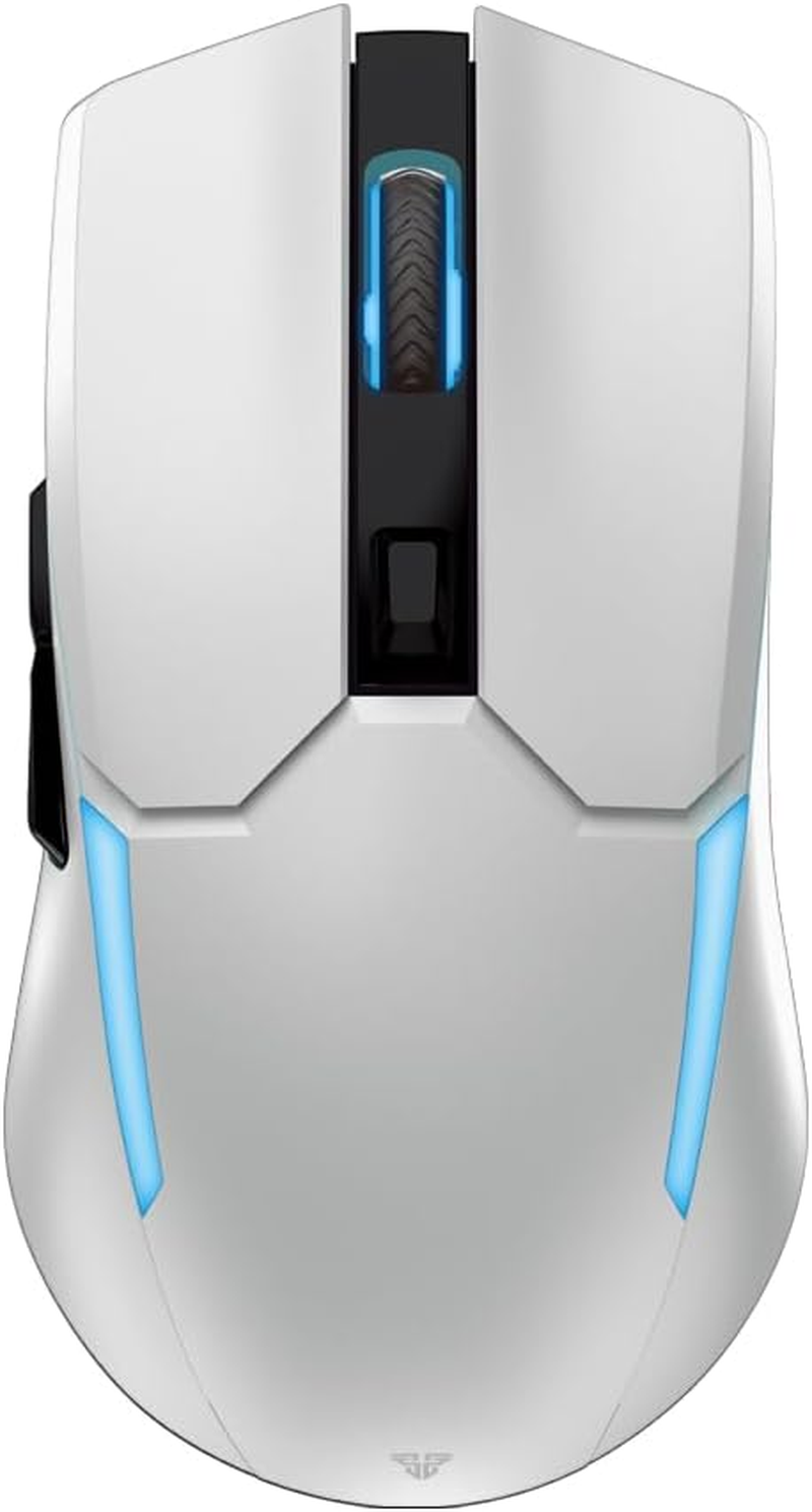 Fantech WGC2 2.4Ghz Wireless Gaming Mouse, Adjustable 2400 DPI, Ergonomic Computer Mouse for PC & Laptop (White) - Purple image number 4