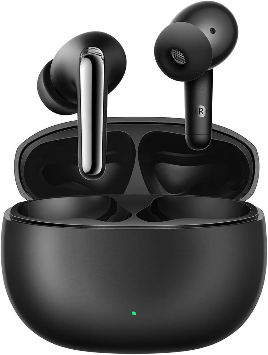 JOYROOM JR-FN1 True Wireless ANC/ENC Earphones - Black image number 1
