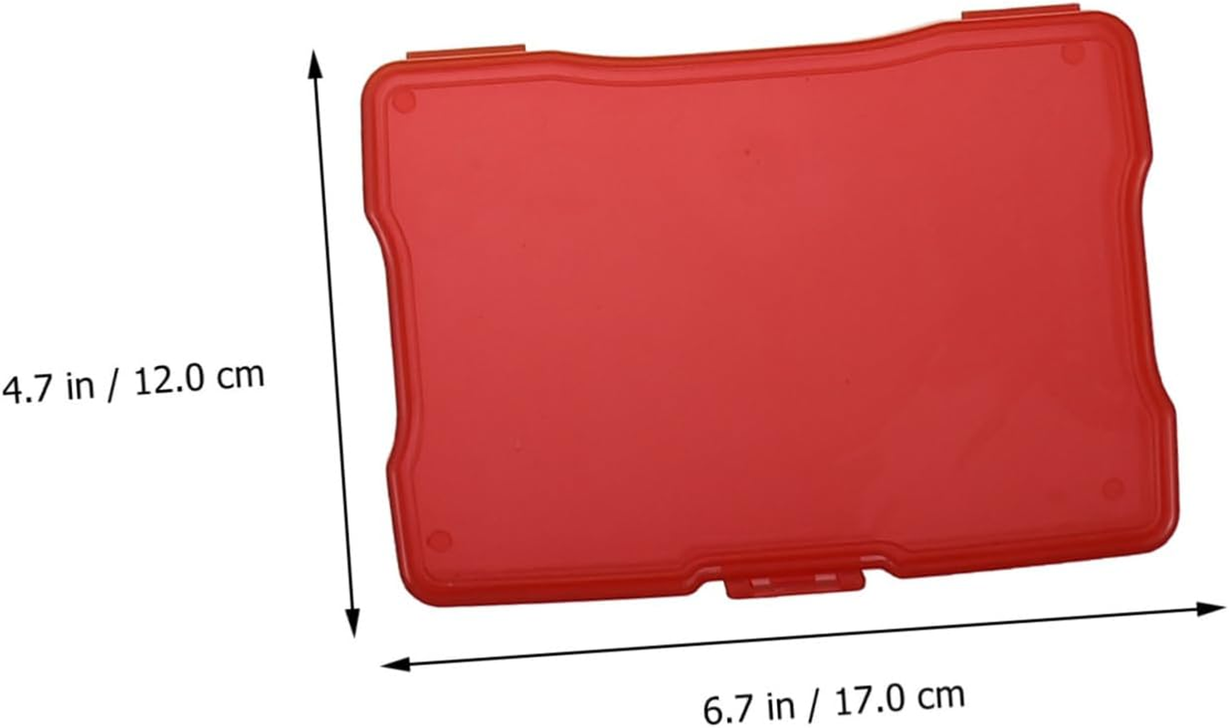 KOMBIUDA 8Pcs Mixed Color Plastic Photo Storage Boxes and Jewelry Organizers 4X6 Inch Postcards Holder Multipurpose Storage Case for Electronic Components and Screws image number 4