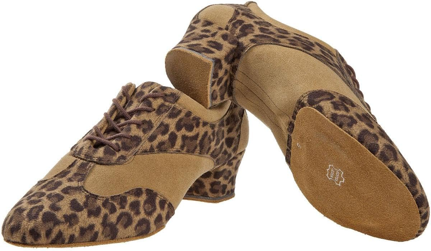 Diamant Women'S Trainer Shoes 188-234-609 - Microfibre Leopard - 3.7 Cm Block Heel - Split Variospin Sole - Normal Width - Made in Germany image number 3