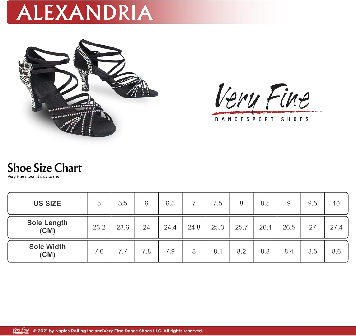 Very Fine Women'S Alexandria Latin Salsa Tango Ballroom Waltz Dance Shoe image number 3