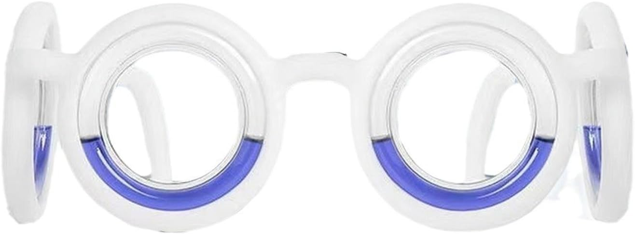 Motion Sickness Glasses - Portable Anti-Motion Sickness Adjustable Lens Technology for Rides/Travel/Games, Anti-Motion Sickness Smart Glasses for Adults and Children (White) image number 1