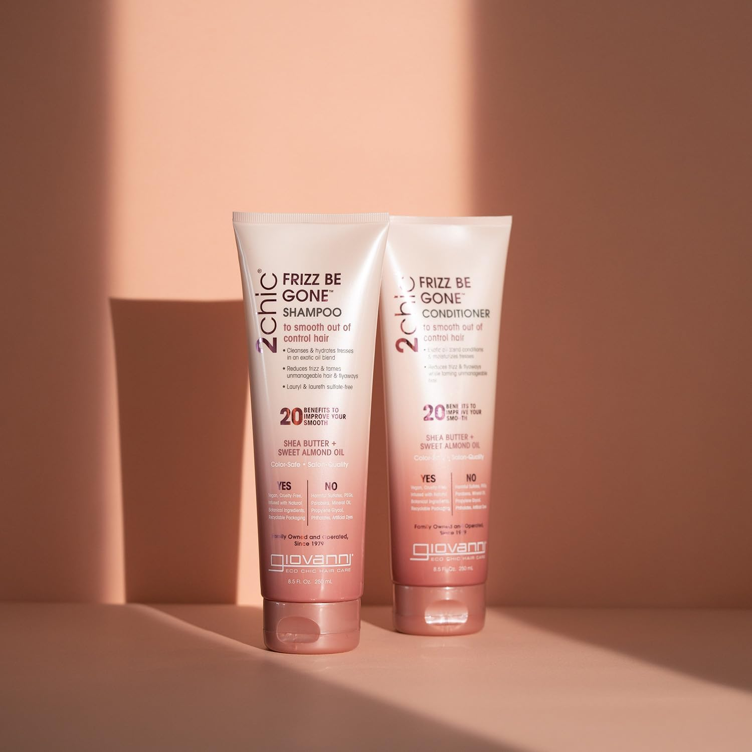 GIOVANNI 2Chic Frizz Be Gone Conditioner, 250Ml image number 1