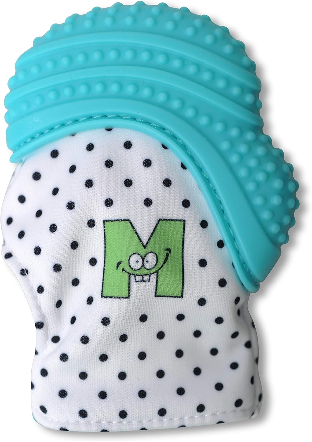 Munch Mitt Sensory Teething Mitten, Aqua Blue