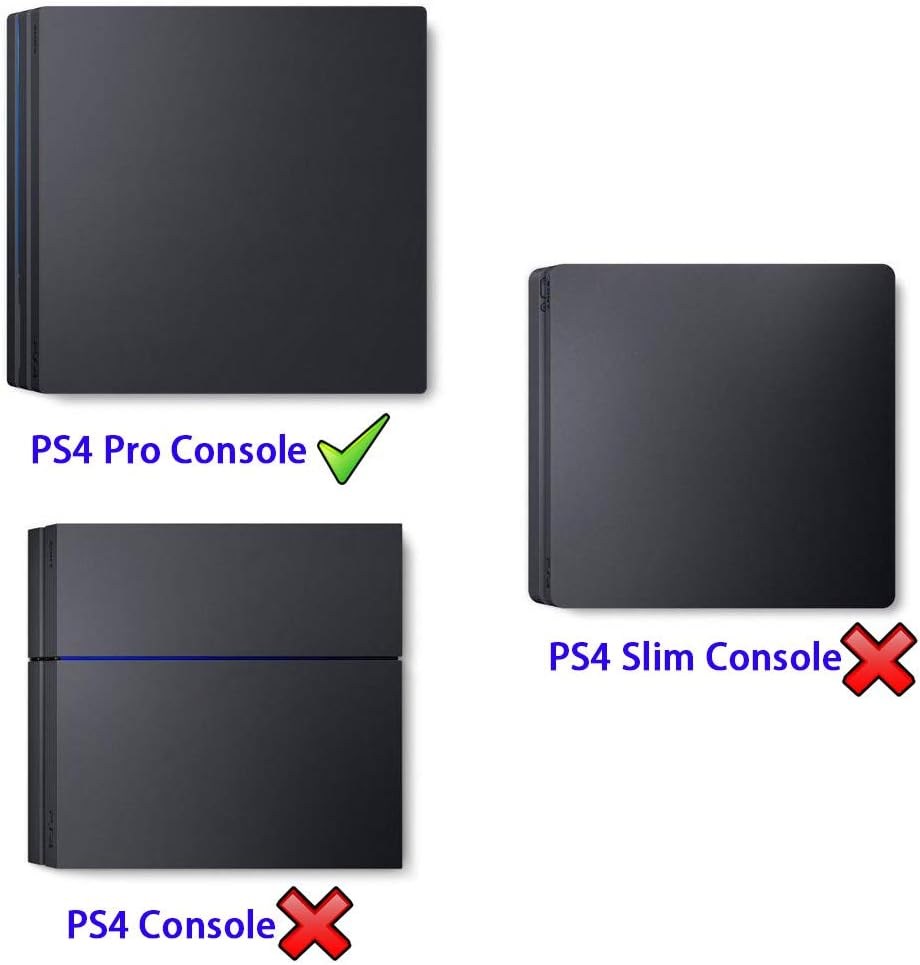 Extremerate Gray Waterproof Dust Guard Cover for PS4 Pro for PS4 Pro Console Personalized Design - Black image number 7