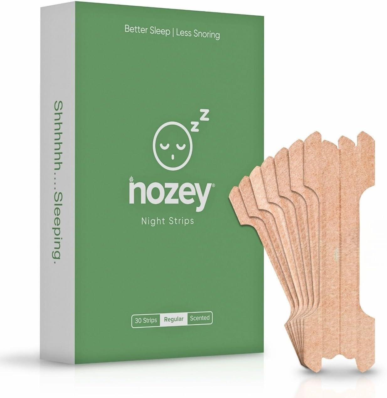 Night Strips &ndash; Eucalyptus (30 Pack) Scented Night Nasal Strips: Gentle Relief for Snoring, Congestion & Mouth Breathing &ndash; Comfort for Sleep, Allergies & Deviated Septum image number 6