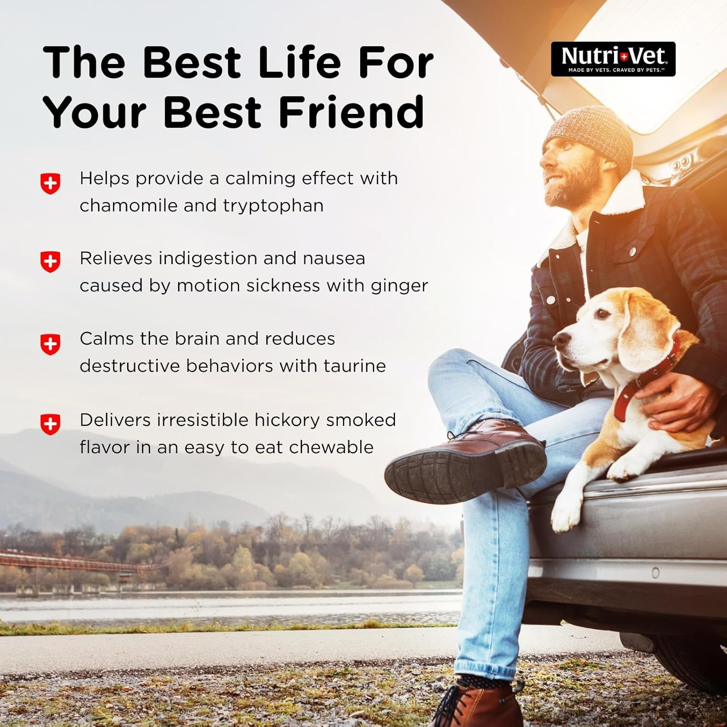 Nutri-Vet Pet-Ease Soft Chews for Dogs - Vet Formulated with Chamomile and Tryptophan to Soothe and Calm Dogs - 6.0 Oz image number 2