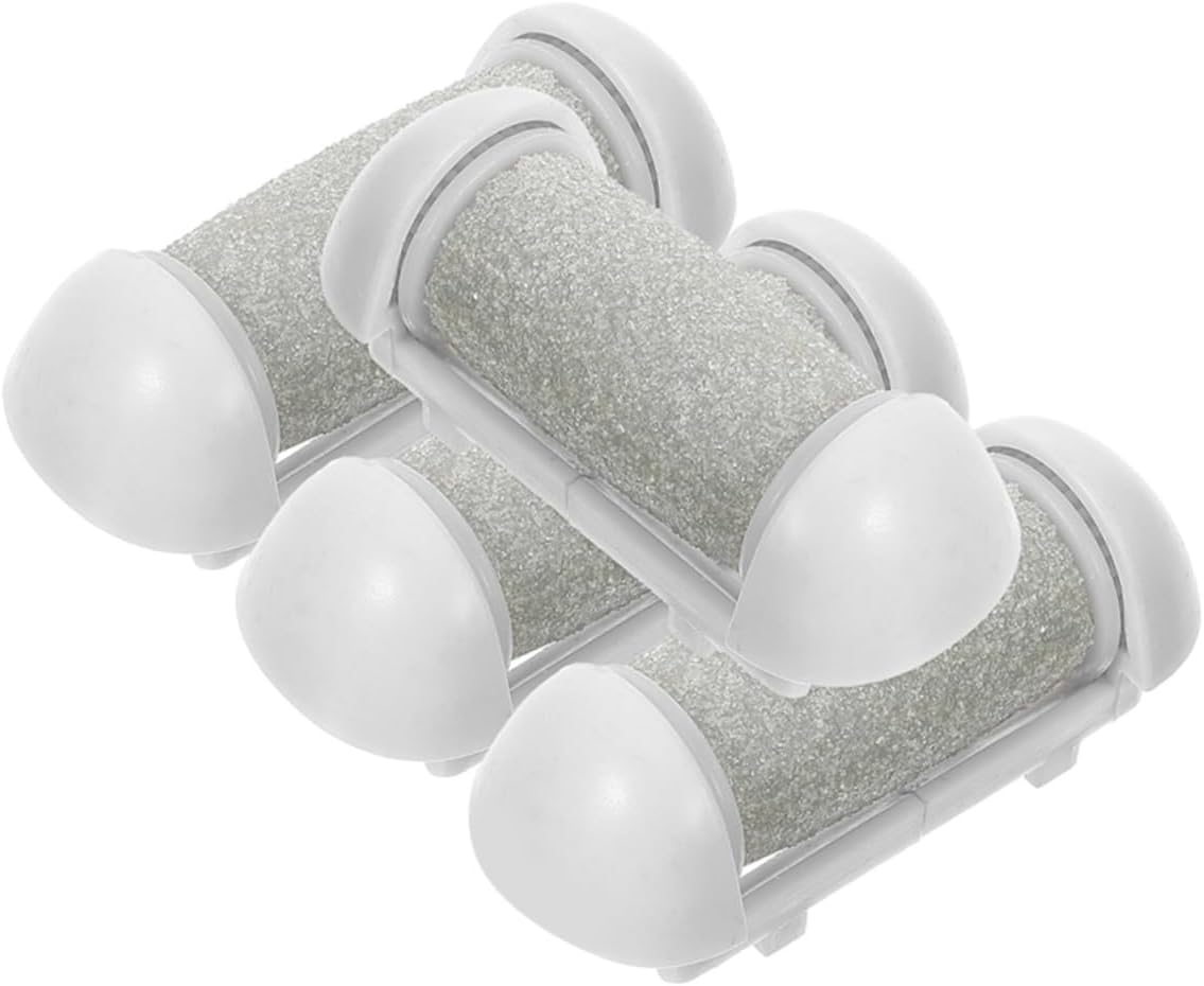 4Pcs Foot Files for Women Electric Callus Remover Roller Heads Coarse Replacement Roller Refills Dead Skin Removal Pedicure Tool Kit image number 3