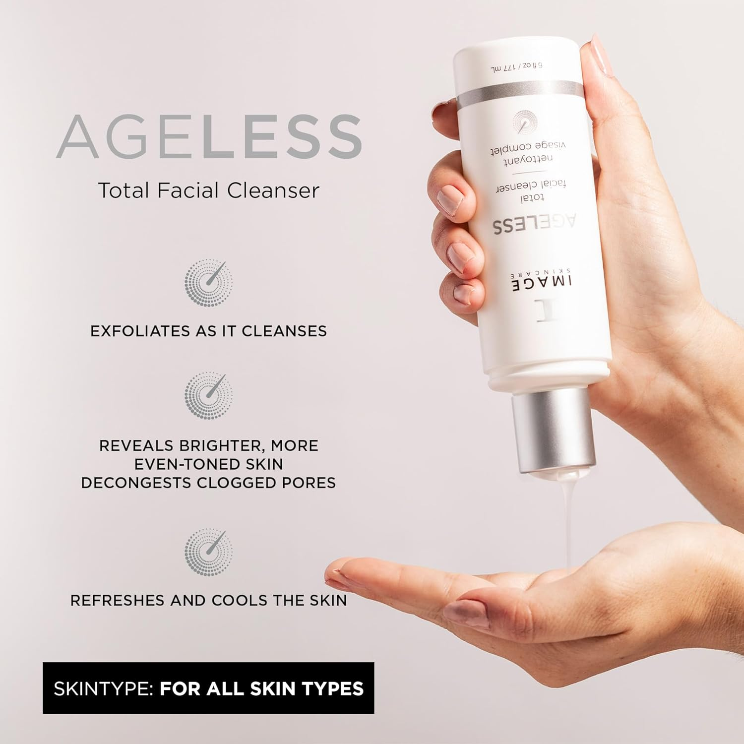 Image Skincare Image Ageless Total Facial Cleanser Cleansers, 177 Ml image number 4