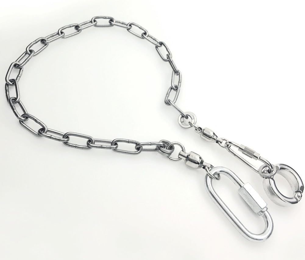 Ebamaz Parrot Foot Chain for Small Medium Large Birds Stainless Steel Anklet Ring for Pet Training (NO.15 (14.5Mm)) image number 6