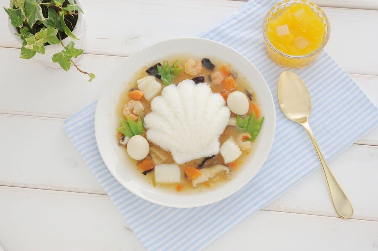 Ernest A-76780 Deco Curry (Rice Shape), Sea Curry Decoration, My Form, Sea Friends, a Brand Used by Major Restaurants image number 5