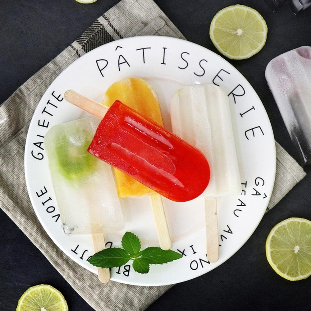 Set of 6 Stainless Steel Ice Lolly, Popsicle Ice Cream Mould with Stainless Steel Stick Holder Base Lolly Maker Set Ice DIY Ice Cream Mould Maker Freezer image number 3