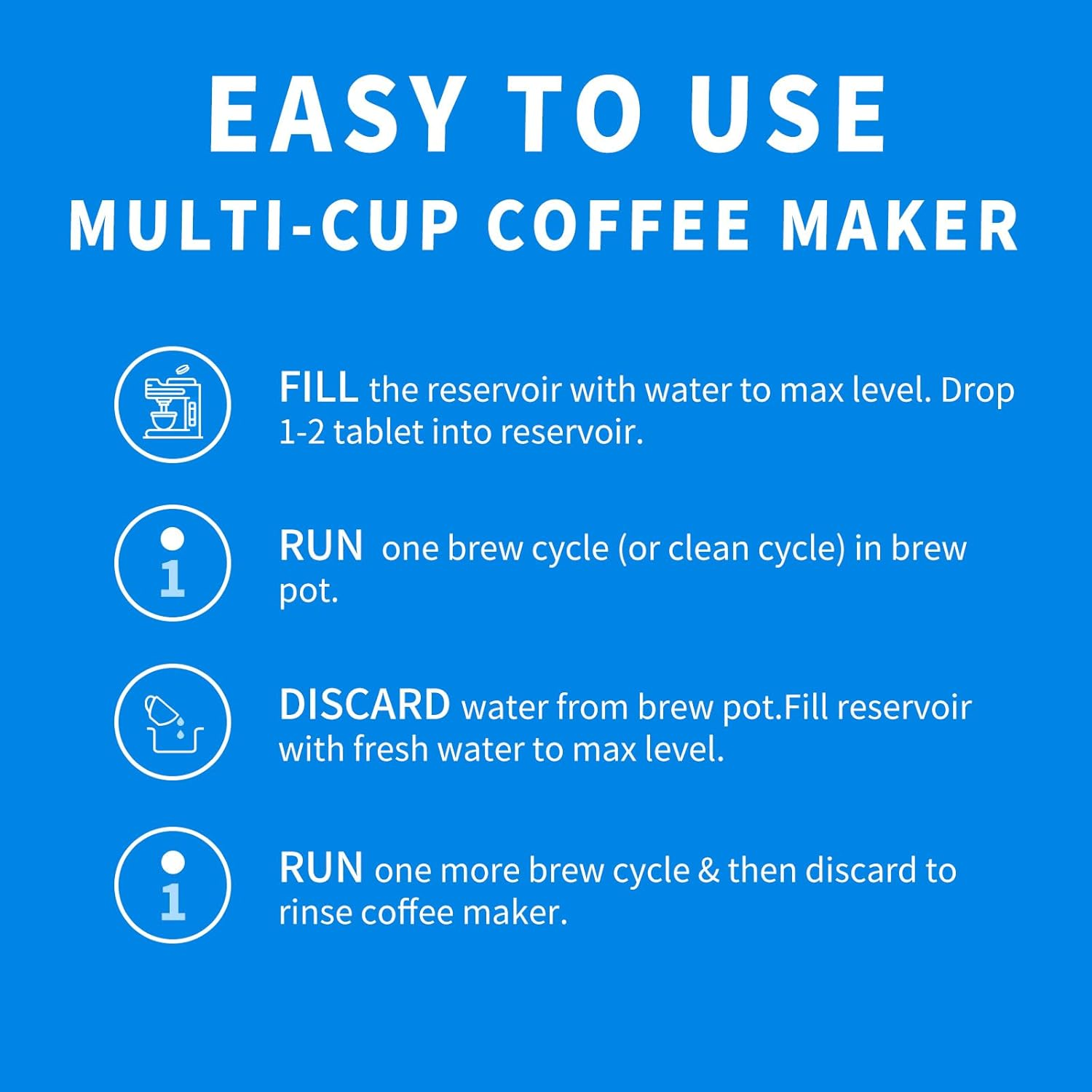 NATRUTH Coffee Cleaning Tablets 20-Pack Coffee Descaler for Espresso Machines,Coffee Makers & Brewers &ndash; Removes Oil,Coffee Residue & Build-Up for Optimal Performance (2G/Capsule) image number 2