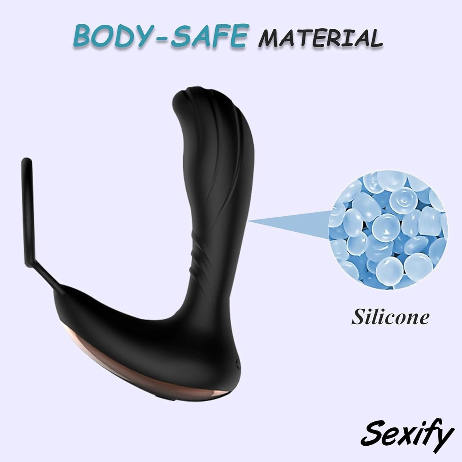 Vibrating Anal Plug with Cock Ring, G-Spot Anal Butt Plug Dildo Vibrator Sex Toys for Men, Stimulator with Powerful Modes, Prostate Massager Anal Vibrator with Remote Control Adult Sex Toy image number 6