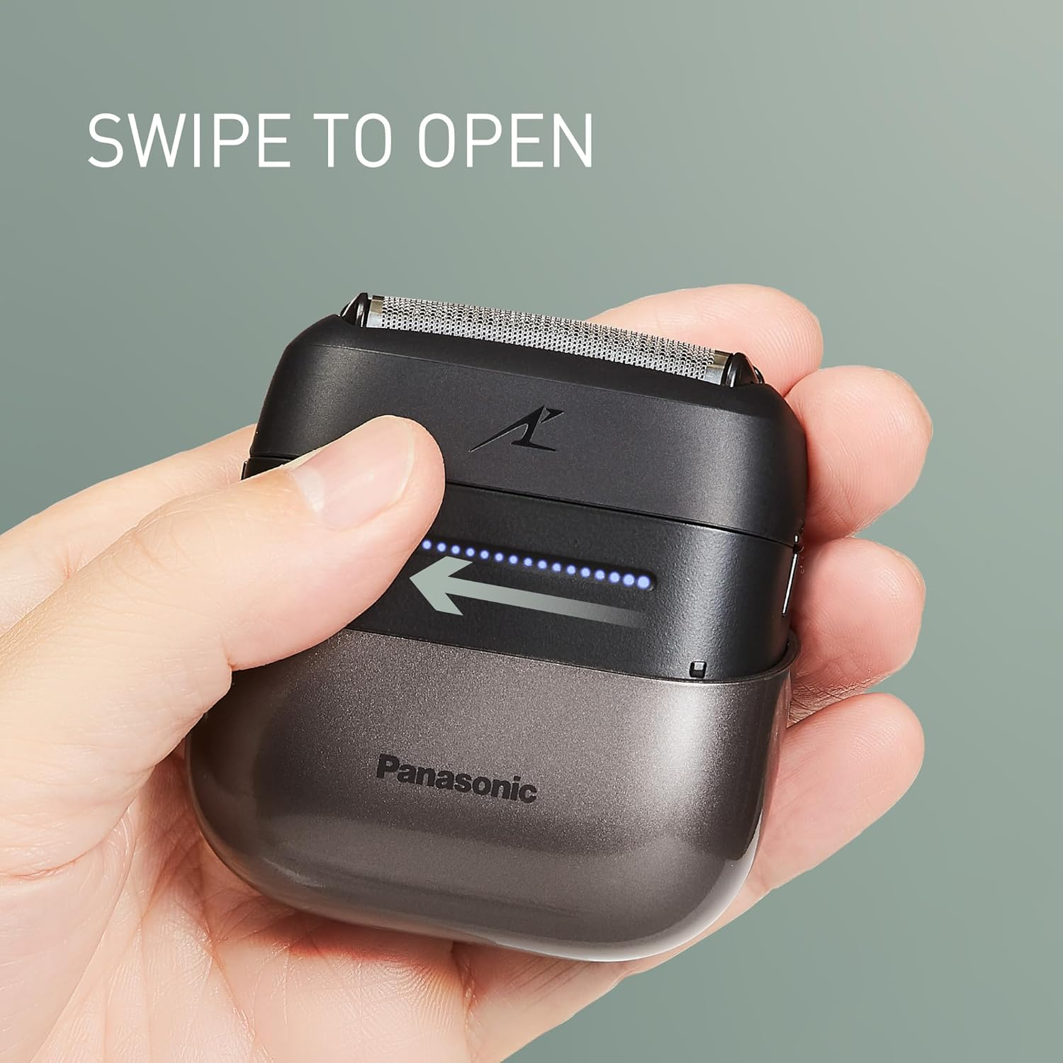 Panasonic Compact 3 Blade High Speed Shaver &ndash; Cordless and USB-C Rechargeable, Waterproof, Touch Activation Easy Slide Switch for Wet or Dry Use (ES-CM3A-K541) image number 3