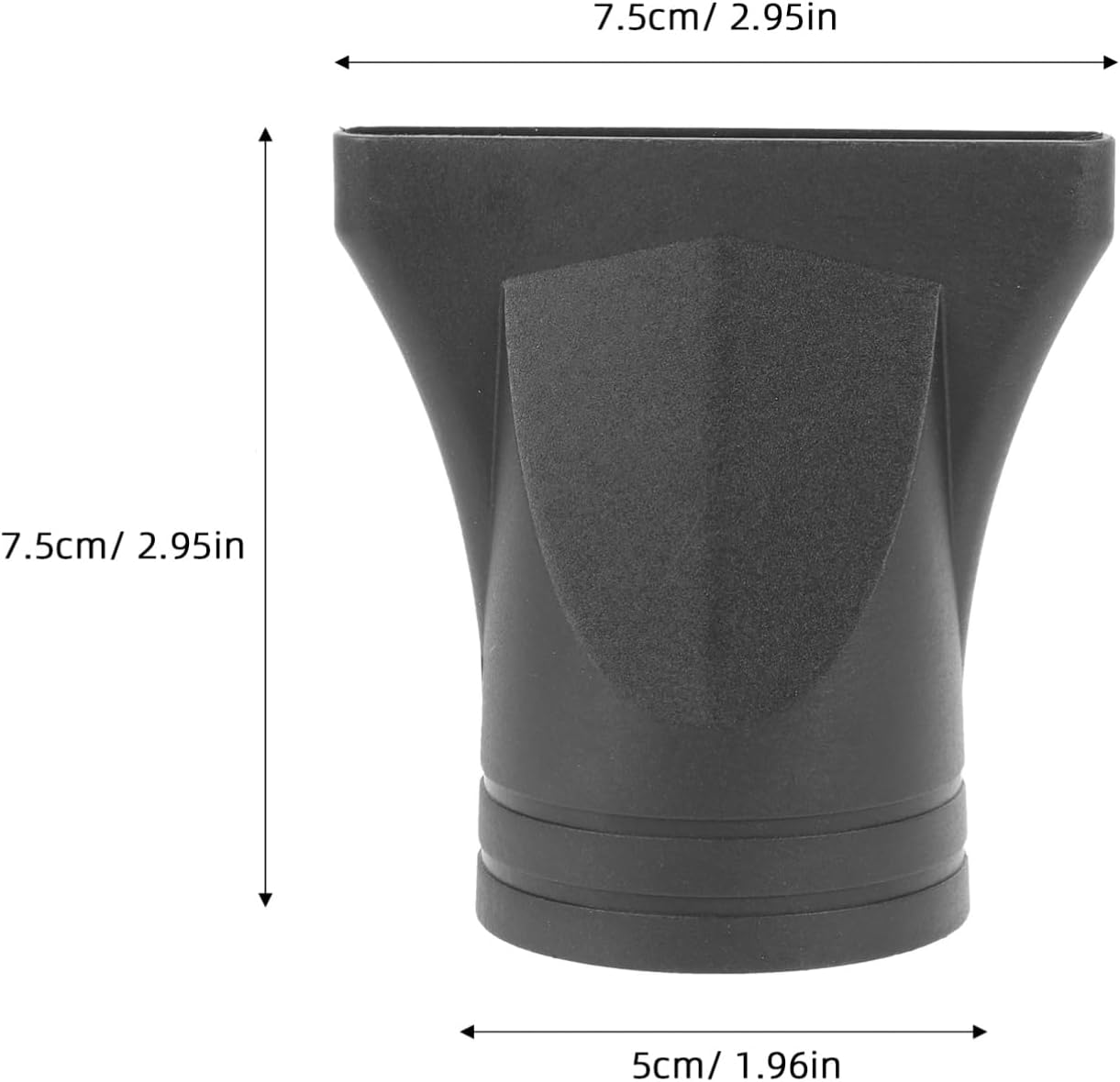 Homoyoyo 3Pcs Concentrator Nozzle for Hair Dryer Black Hair Dryer Concentrator Attachment for Home Professional Salon Hairdressing Blow image number 3